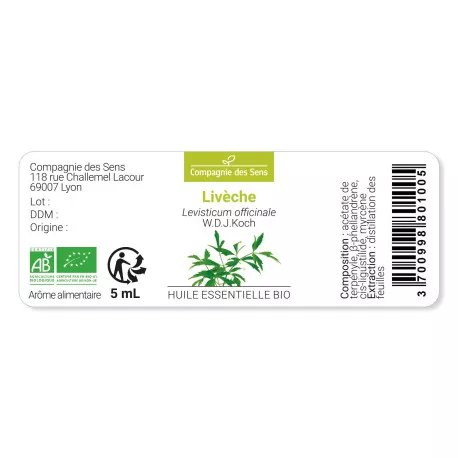 LIVÈCHE - Huile essentielle BIO