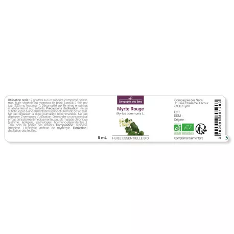 MYRTE ROUGE - Huile essentielle BIO