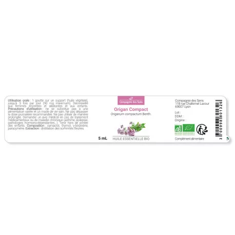 ORIGAN COMPACT - Huile essentielle BIO