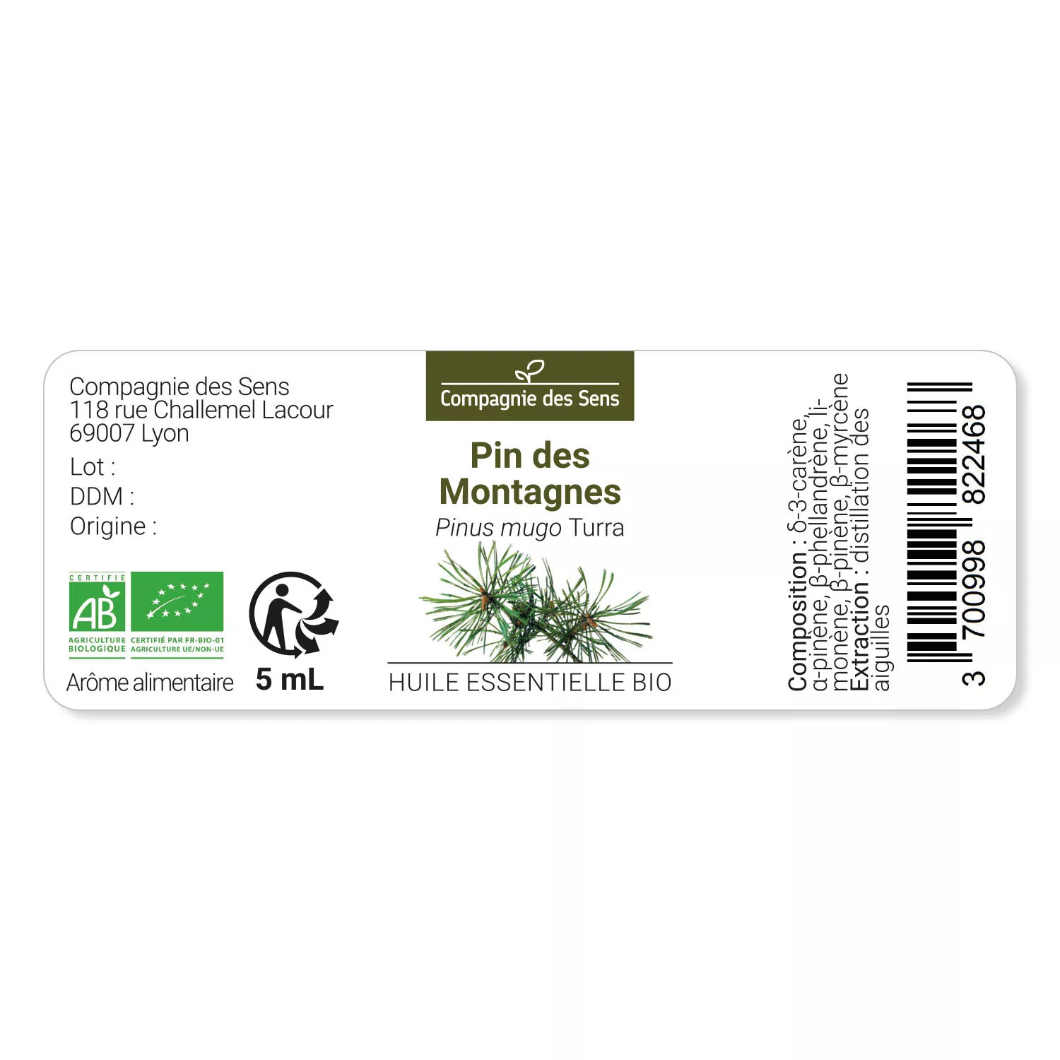 PIN DES MONTAGNES - Huile essentielle BIO
