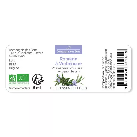 ROMARIN À VERBÉNONE - Huile essentielle BIO