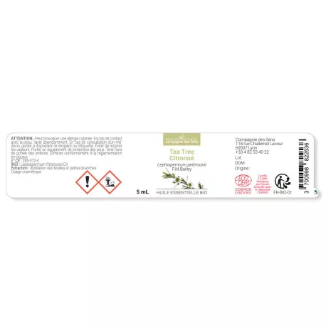 TEA TREE CITRONNÉ - Huile essentielle BIO