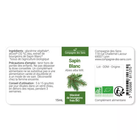 SAPIN BLANC - Macérat de bourgeons BIO