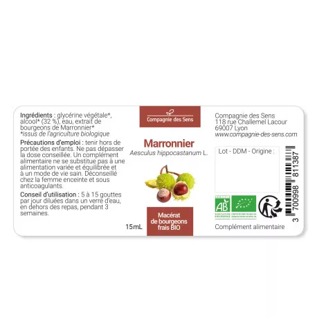 MARRONNIER - Macérat de bourgeons BIO