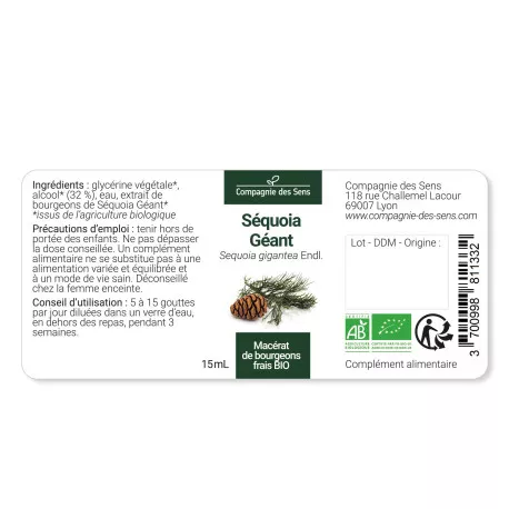 SÉQUOIA GÉANT - Macérat de bourgeons BIO