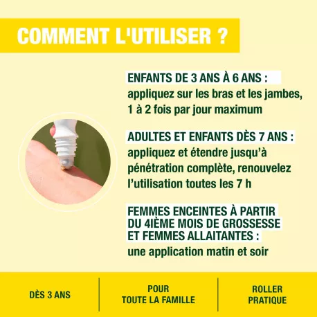 Roller Apaisant Piqûres BIO - Aux Huiles Essentielles