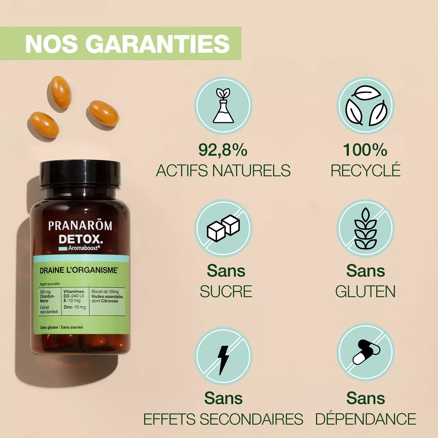 Capsules Détox - Aux Huiles Essentielles
