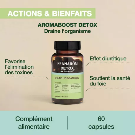 Capsules Détox - Aux Huiles Essentielles
