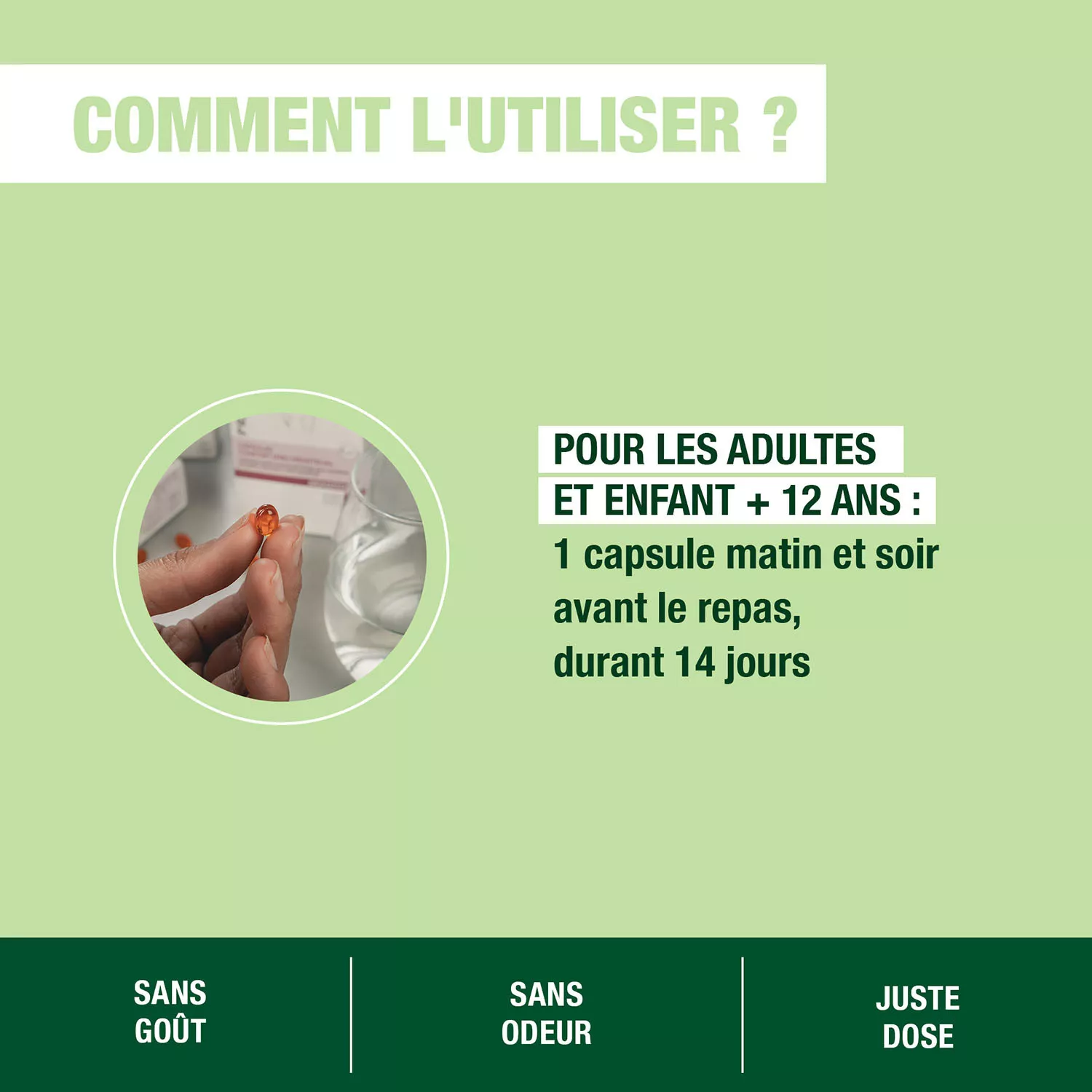 Capsules Drainage BIO - Aux Huiles Essentielles