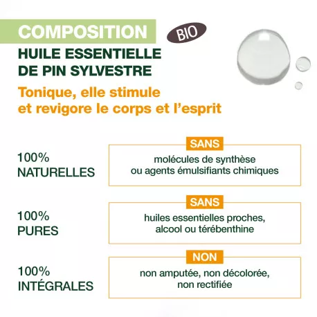 Brume d'Oreiller Energy BIO - Aux Huiles Essentielles