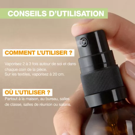 Brume d'Oreiller Energy BIO - Aux Huiles Essentielles