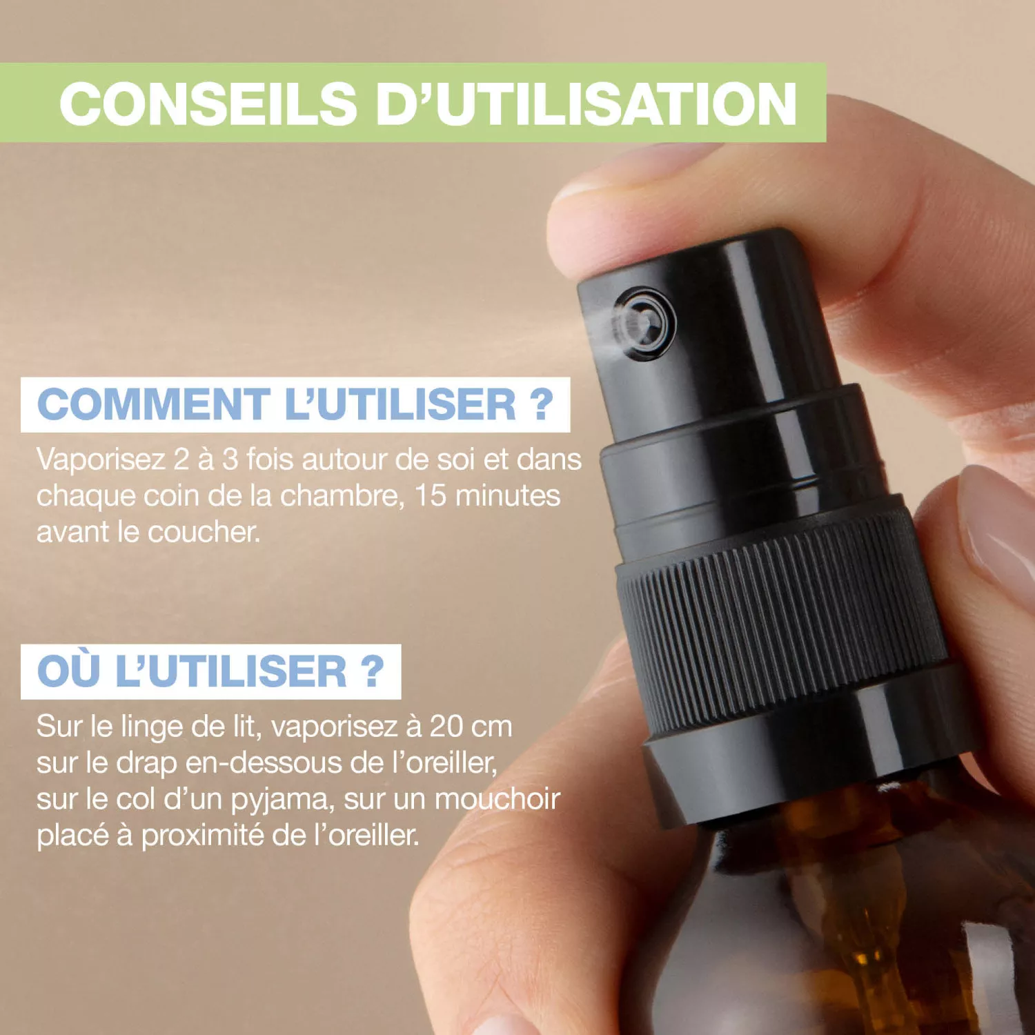 Brume d'Oreiller Sleep BIO - Aux Huiles Essentielles