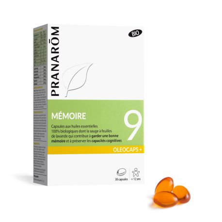 Capsules Mémoire BIO - Aux Huiles Essentielles