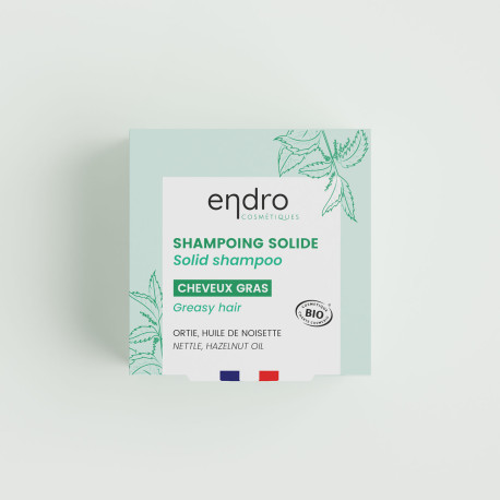 Shampoing Solide Cheveux Gras Bio - Endro