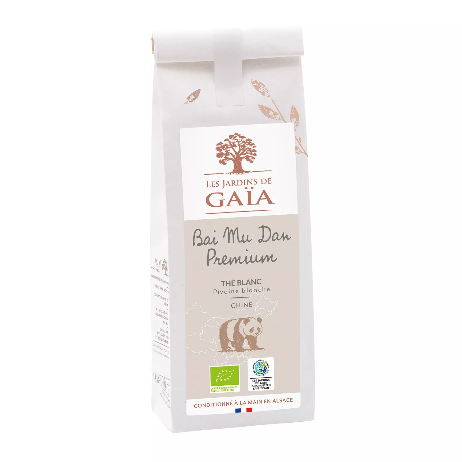 Thé Blanc BIO Bai Mu Dan Premium - Pivoine blanche