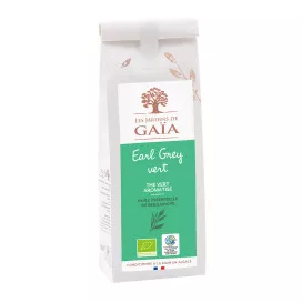Thé vert bio earl grey vert