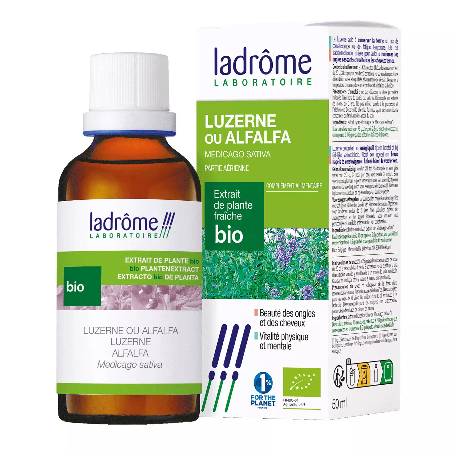 Luzerne (Alfalfa) - Teinture Mère BIO - Ladrôme