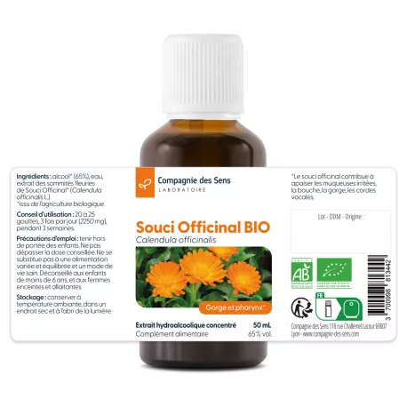 Souci officinal - Teinture mère BIO