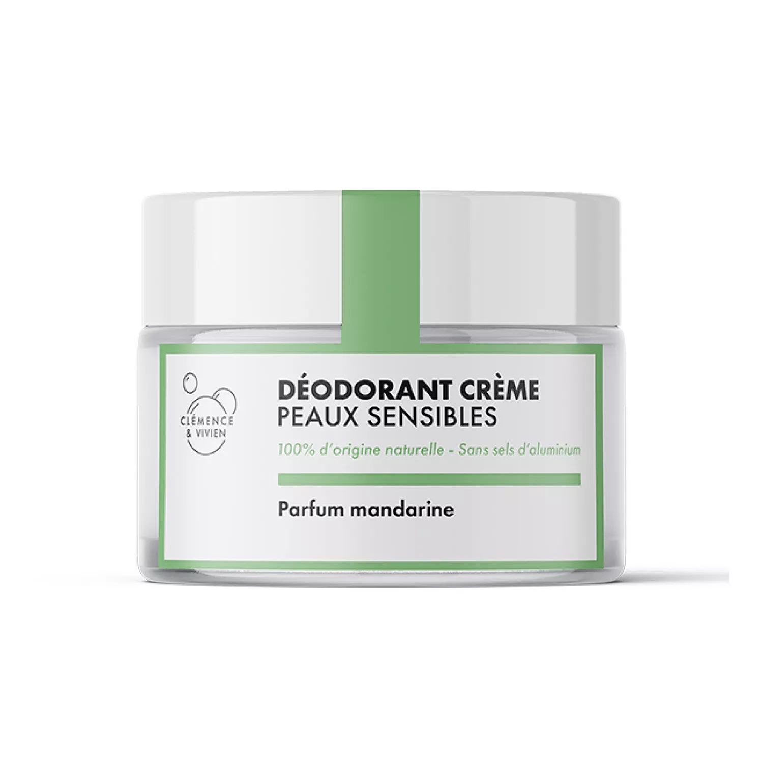 Déodorant Crème Peau Sensible Mandarine - Clémence & Vivien