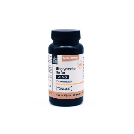 Bisglycinate de fer - Gélules végétales