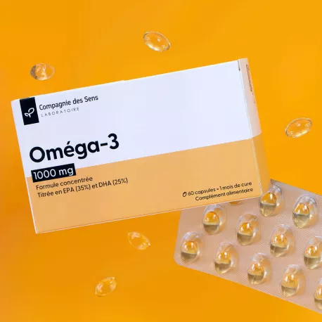 Oméga 3 - formule concentrée - 1 mois de cure intensive