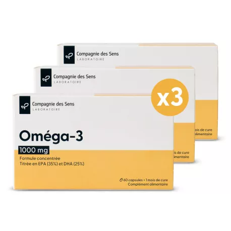 Oméga 3 - formule concentrée - 1 mois de cure intensive