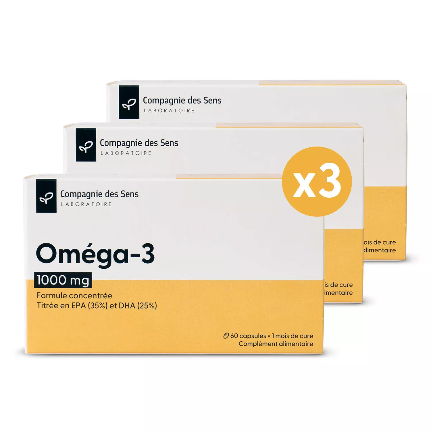 Oméga 3 - formule concentrée - 1 mois de cure intensive