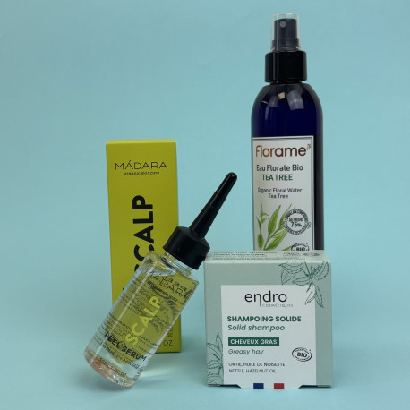 CHEVEUX GRAS - Routine complète