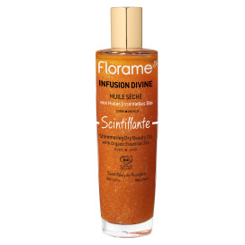 Infusion divine huile sèche scintillante bio 