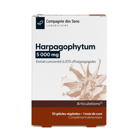Harpagophytum titré à 20 % d'harpagosides - 30 gélules végétales