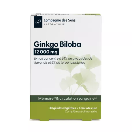 Ginkgo Biloba - 30 gélules végétales