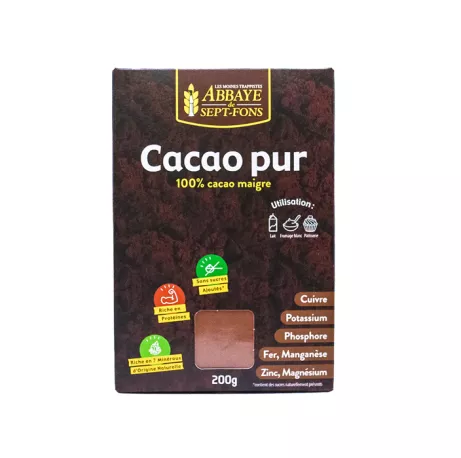 Cacao pur - En Poudre - Abbaye de Sept Fons