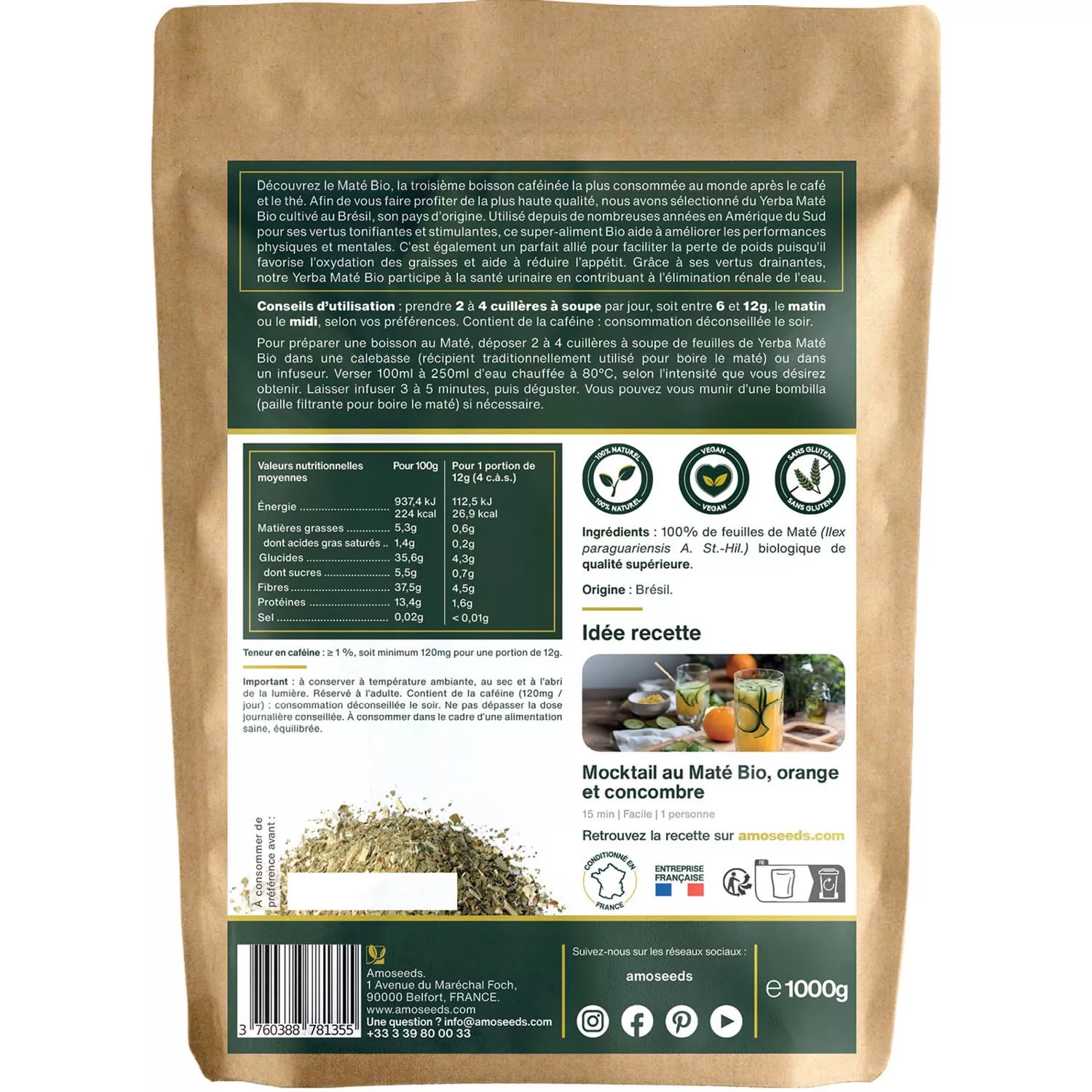 Yerba Maté BIO - En vrac