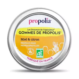 Gommes de propolis bio miel & citron