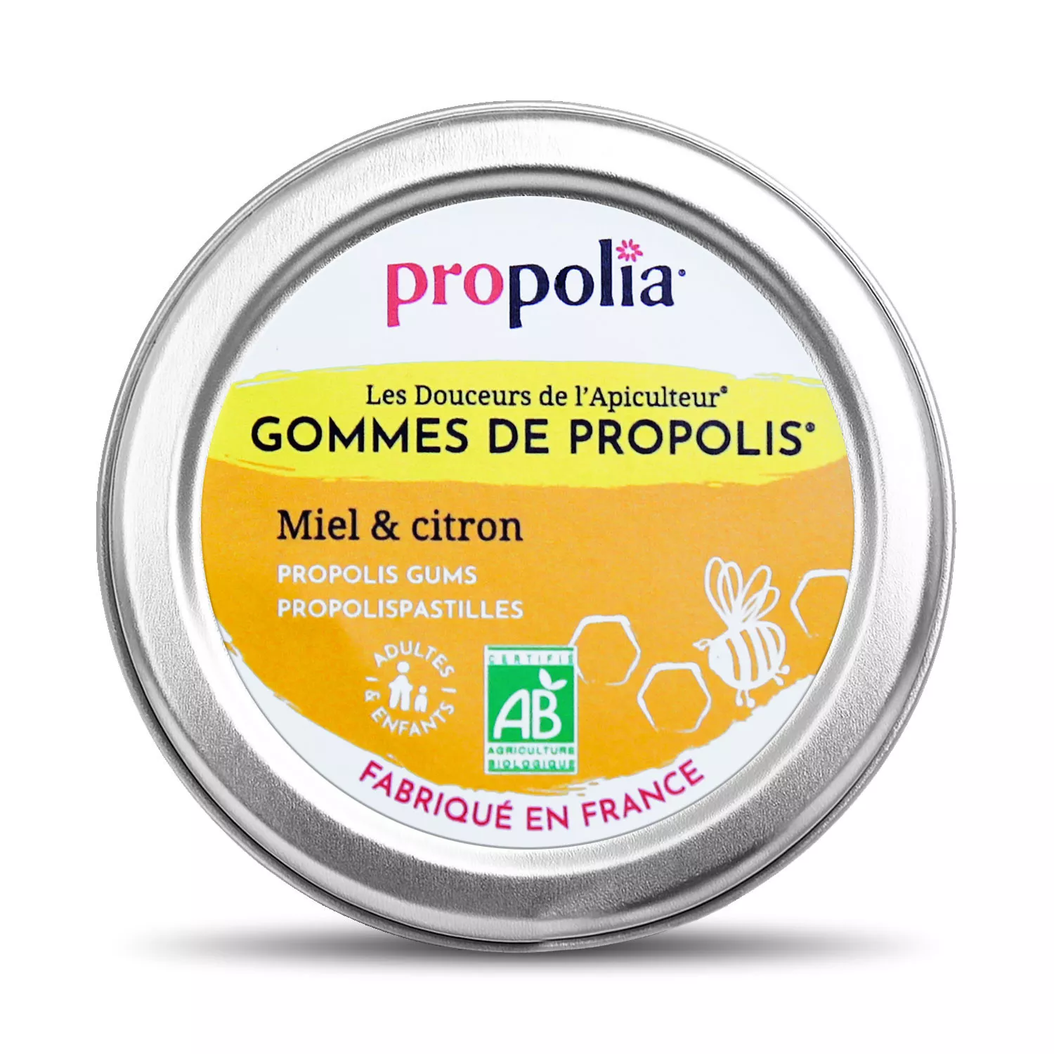 Gommes de Propolis BIO Miel & Citron - Propolia
