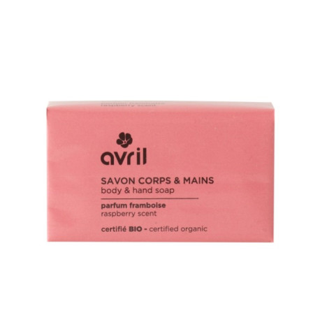 Savon Corps & Mains Framboise BIO - Avril