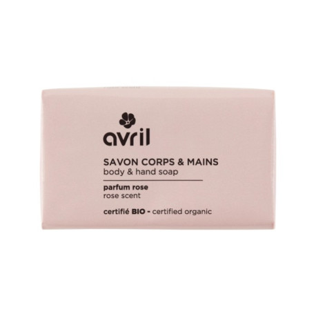 Savon Corps & Mains Rose BIO - Avril