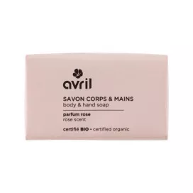 Savon corps & mains rose bio