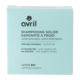 Shampooing solide à froid cheveux normaux bio 