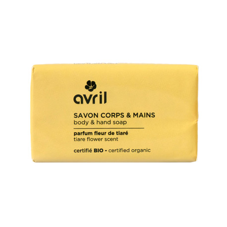 Savon Corps & Mains Fleur de Tiaré BIO - Avril