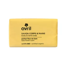 Savon corps & mains fleur de tiaré bio