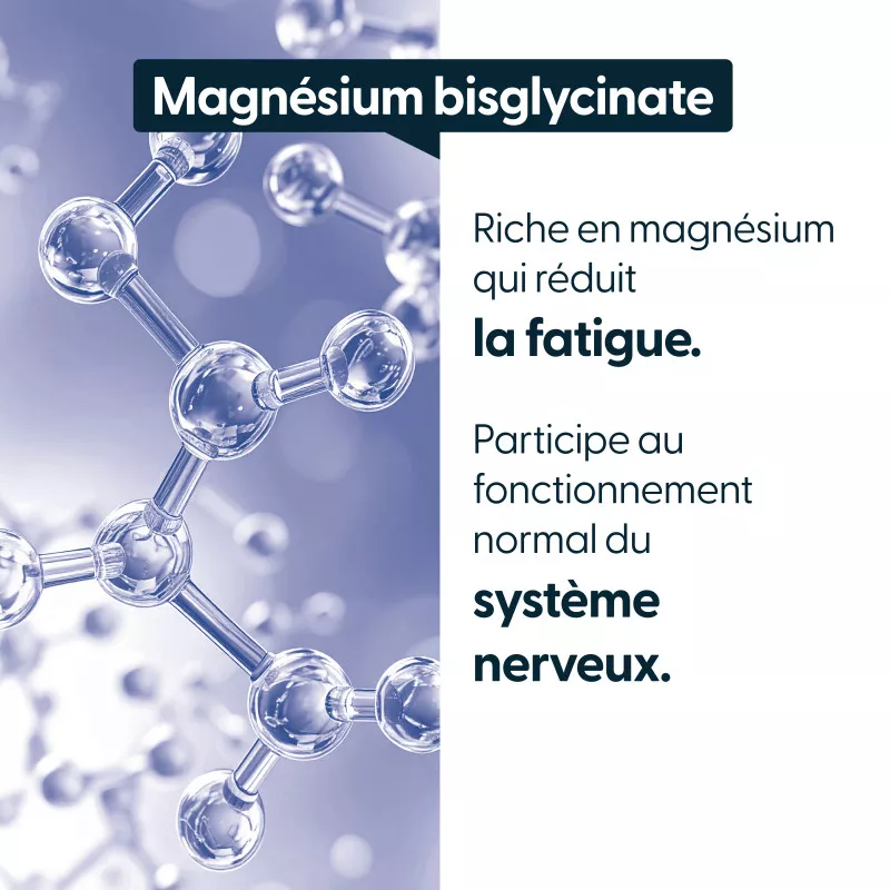Bisglycinate de Magnésium - Gélules végétales