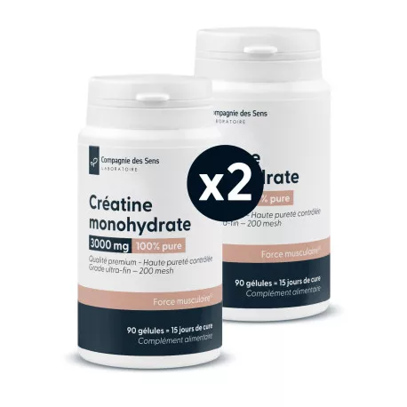 Créatine monohydrate - Gélules végétales
