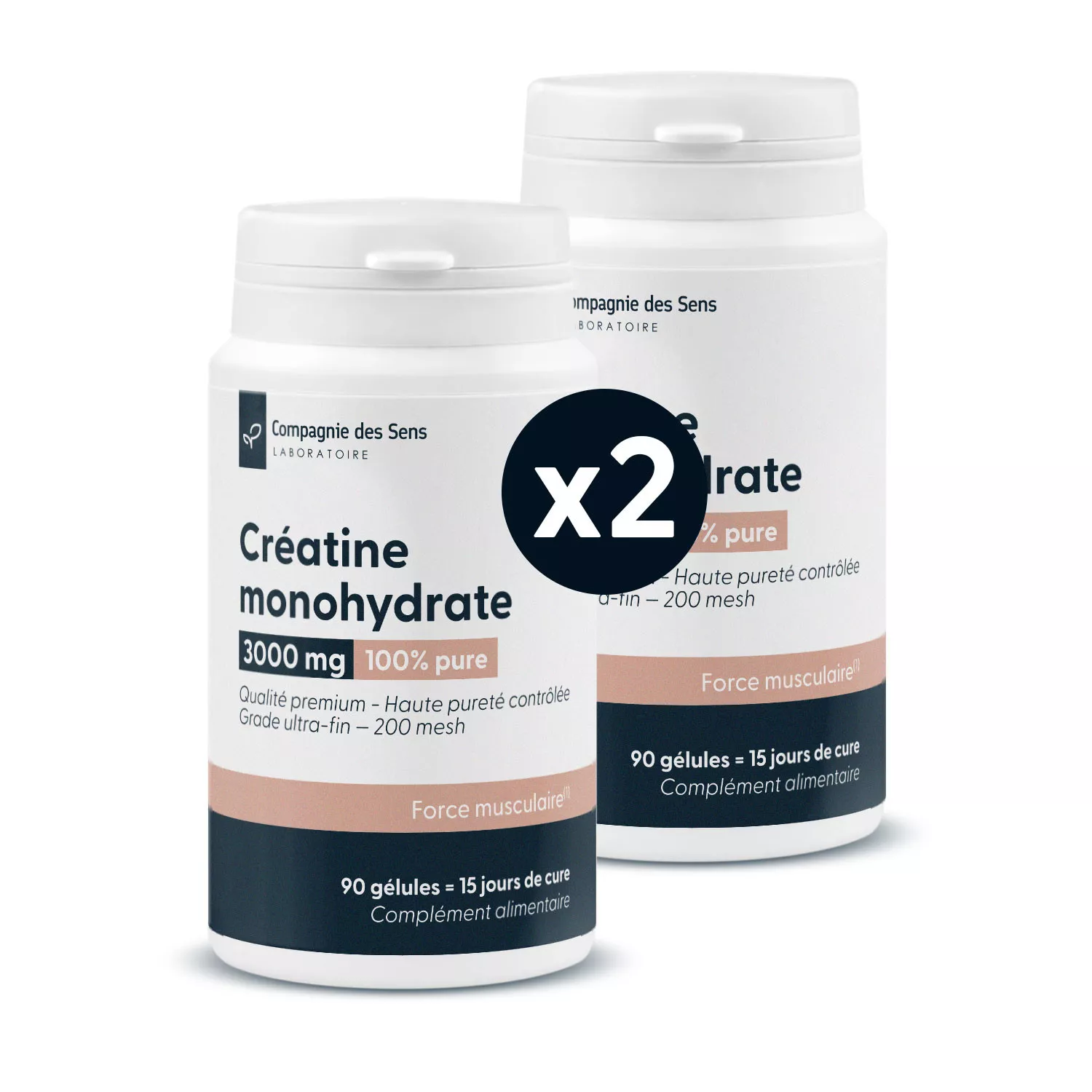 Créatine monohydrate - Gélules végétales