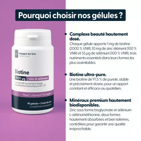 Complexe Biotine - Gélules végétales