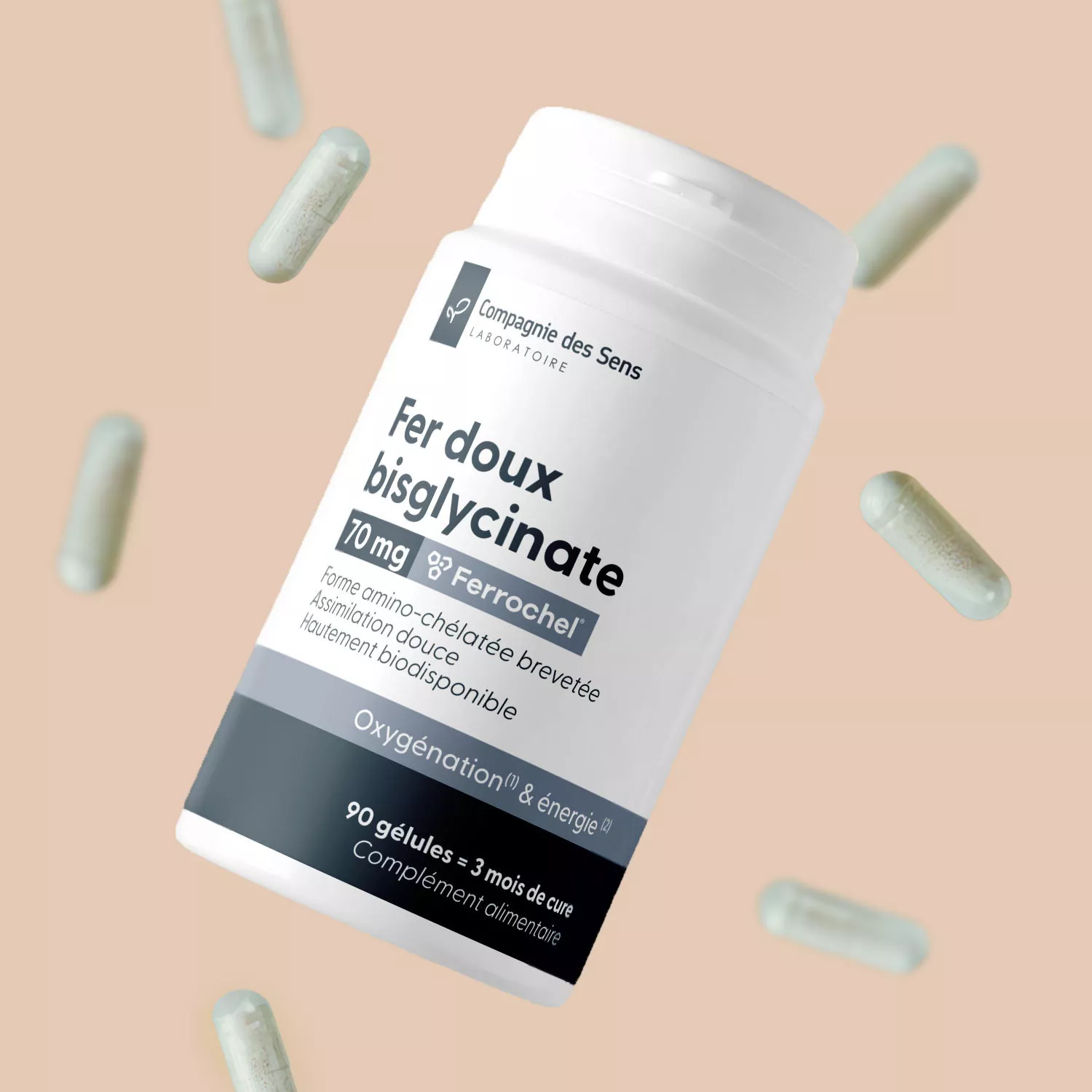 Fer bisglycinate Ferrochel - 14mg