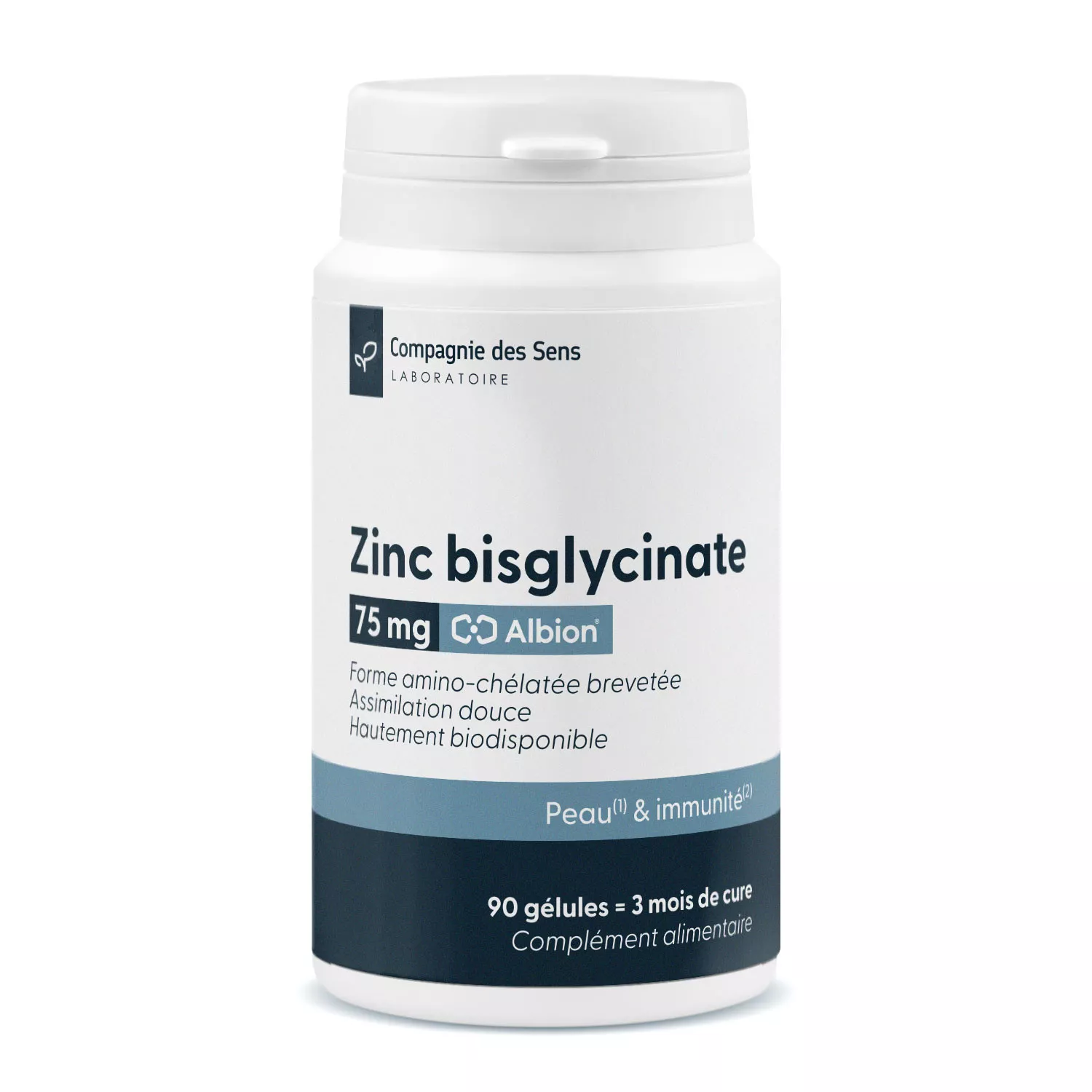 Bisglycinate de Zinc SF Albion - Gélules végétales