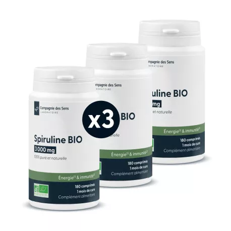 Spiruline BIO - Énergie, Immunité - Comprimés