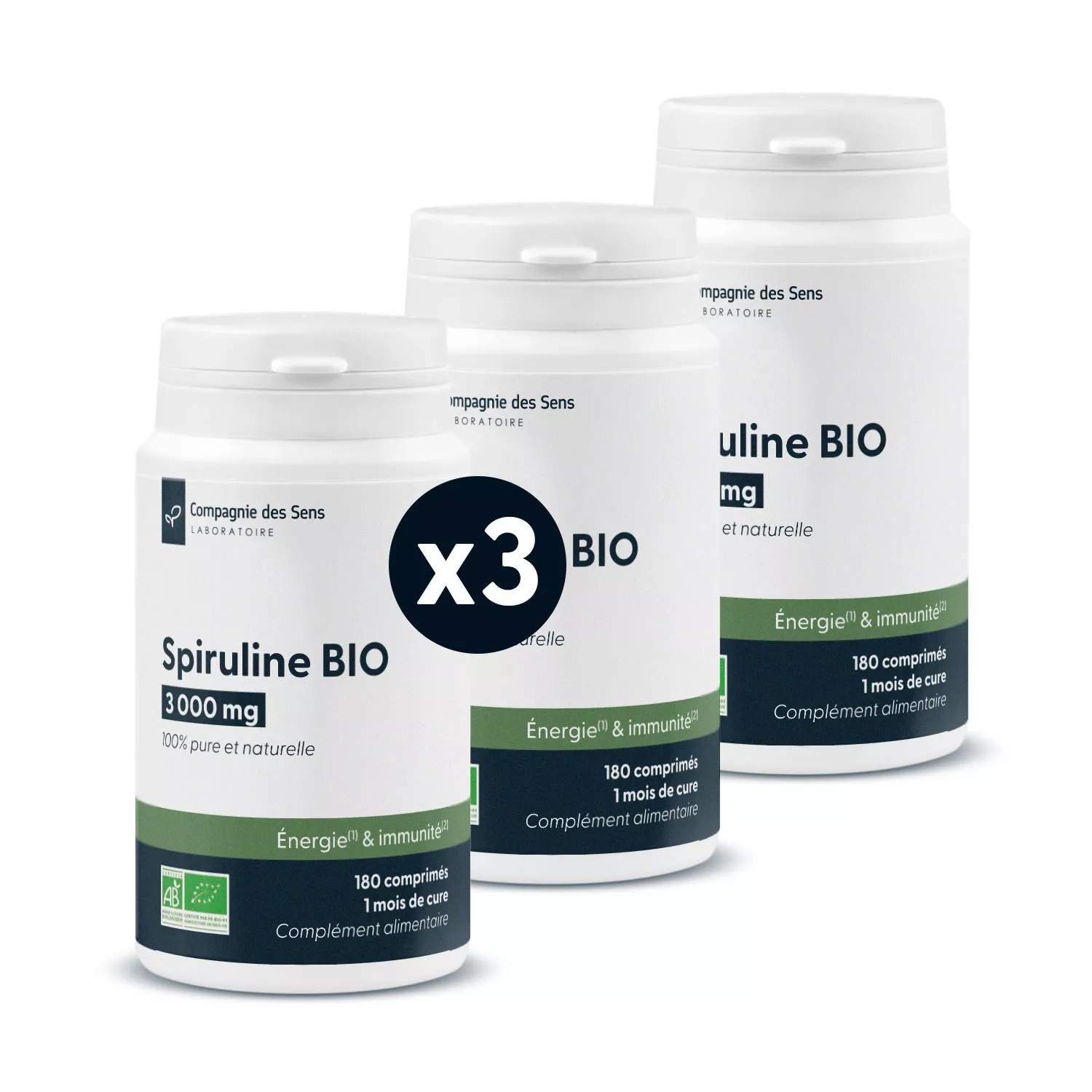 Spiruline BIO - Énergie, Immunité - Comprimés
