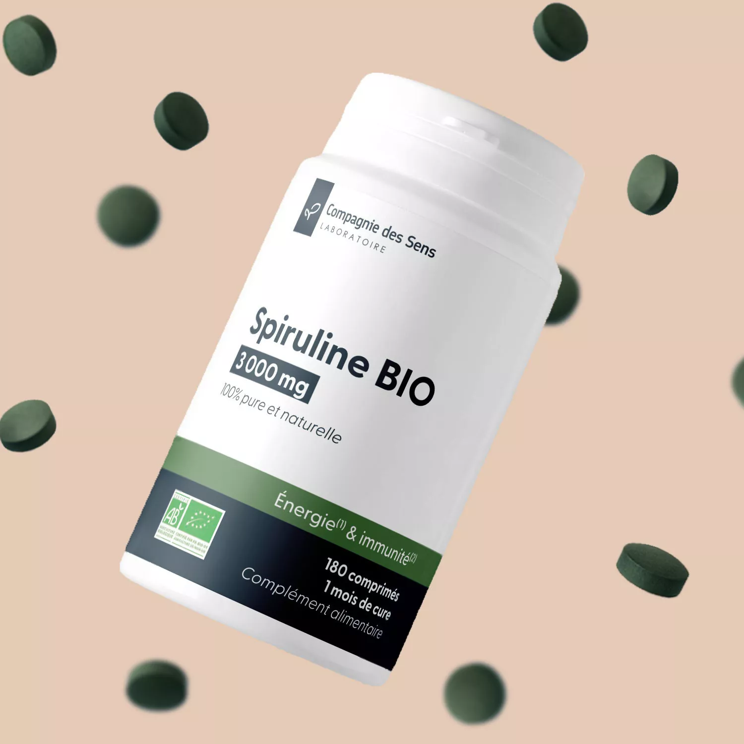 Spiruline BIO - Énergie, Immunité - Comprimés